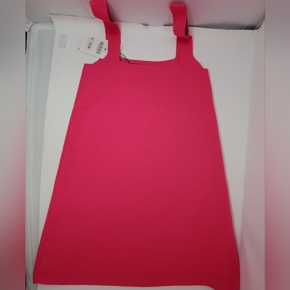 NWT- ZARA- Hot Pink Shift Style Tank Top- Women- Size Small - Picture 10 of 10